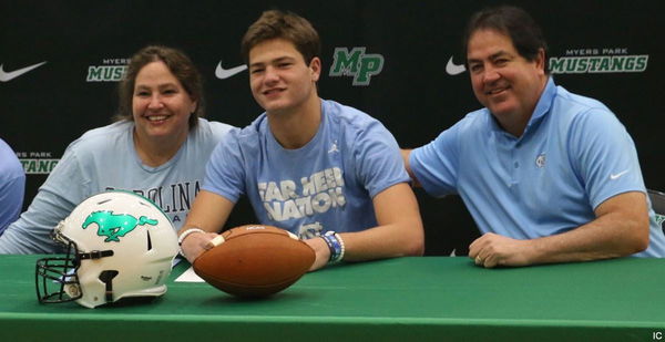 Drake Maye and family