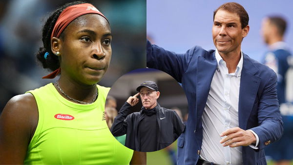 Coco Gauff, Brad Gilbert, Rafael Nadal