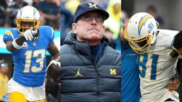 Keenan Allen, Jim Harbaugh, Mike Williams