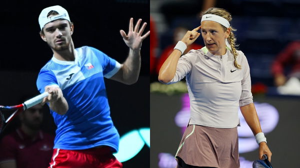 Tomas Machac and Victoria Azarenka