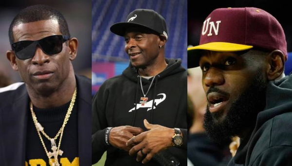 Deion Sanders, Jerry Rice, LeBron James