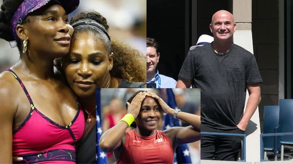 Serena Williams, Venus Williams, Coco Gauff, Andre Agassi