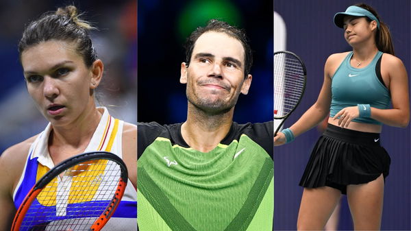 Simona Halep, Rafael Nadal, Emma Raducanu