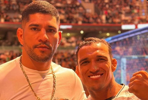 Alex Pereira and Charles Oliveira