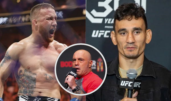 Justin Gaethje; Joe Rogan; Max Holloway