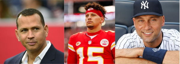 Derek Jeter Patrick Mahomes Alex Rodriguez