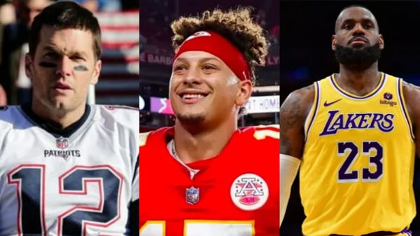 tom brady, patrick mahomes, lebron james