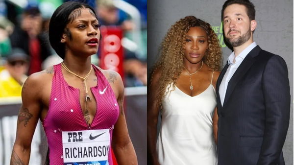 Sha&#8217;Carri Richardson, Serena Williams, Alexis Ohanian