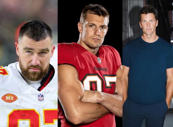 Travis Kelce Tom Brady Rob