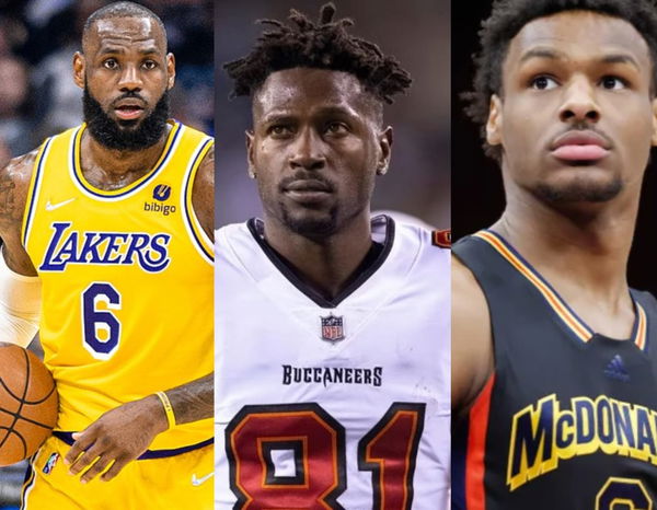 LeBron , Bronny , Antonio Brown