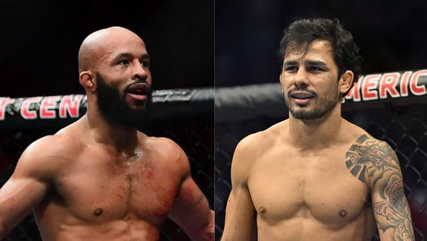 Demetrious Johnson and Alexandre Pantoja