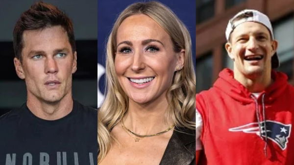 Tom Brady, Nikki Glaser, Rob Gronkowski