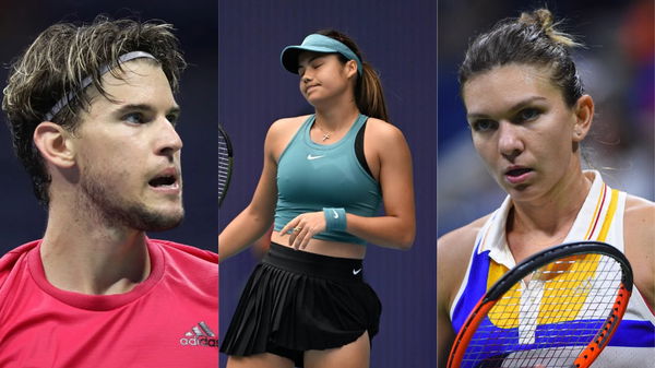 Dominic Thiem, Emma Raducanu, Simona Halep