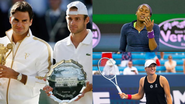 Roger Federer, Andy Roddick, Coco Gauff, Iga Swiatek