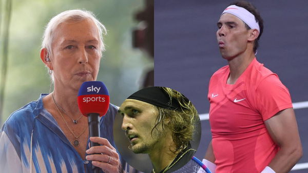 Martina Navratilova, Alexander Zverev, Rafael Nadal