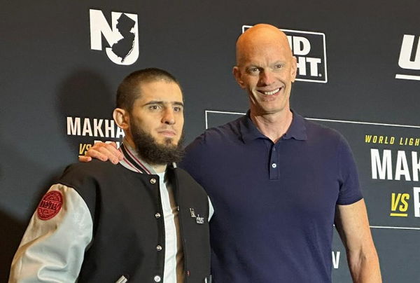 Islam Makhachev and Jeff Novitzky