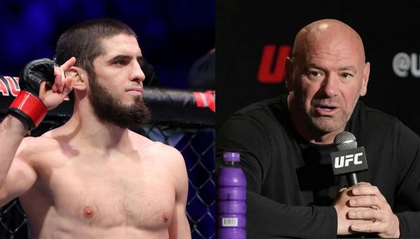 Islam Makhachev and Dana White