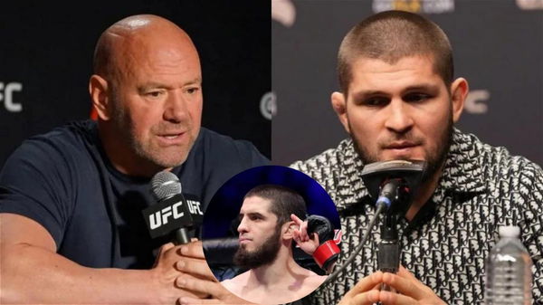 Dana White , Khabib Nurmagomedov and Islam Makhachev