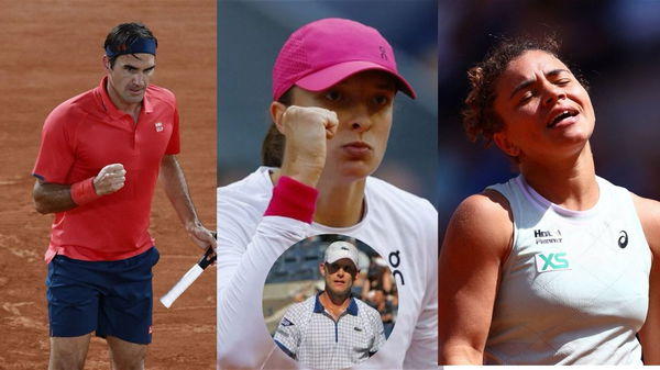 Roger Federer, Iga Swiatek, Jasmine Paolini, Andy Roddick