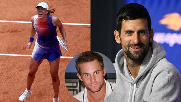 Iga Swiatek, Novak Djokovic, Andy Roddick