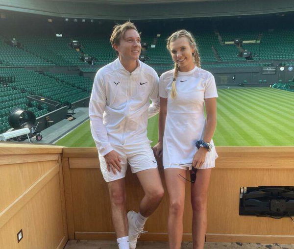 Katie Boulter with brother James