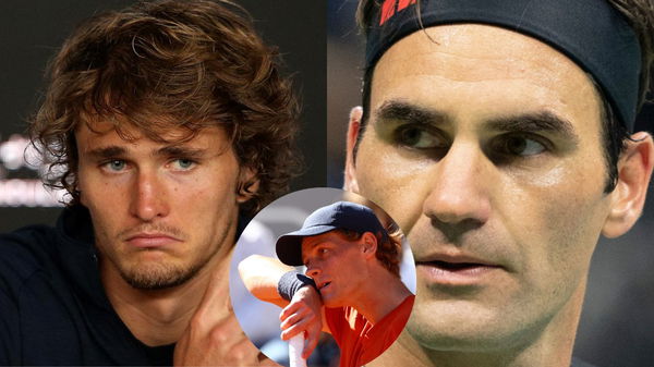 Roger Federer, Jannik Sinner, Alexander Zverev