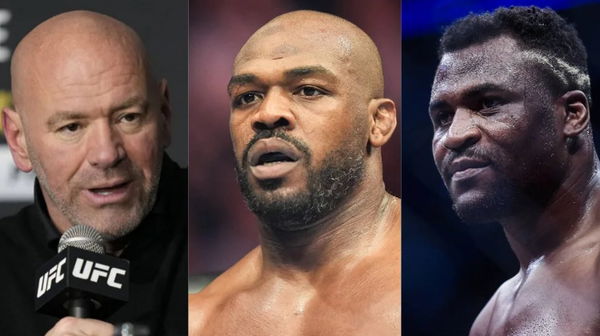 Dana White; Jon Jones; Francis Ngannou