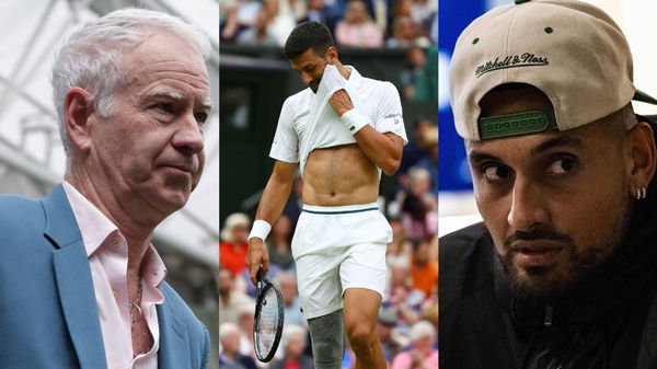 John McEnroe, Novak Djokovic, Nick Kyrgios