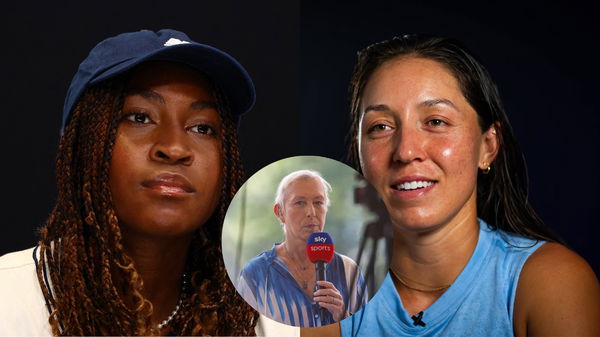 Coco Gauff, Jessica Pegula, Martina Navratilova