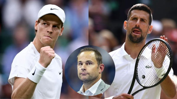 Jannik Sinner, Novak Djokovic, Andy Roddick