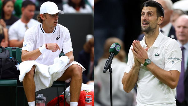 Alex De Minaur Novak Djokovic