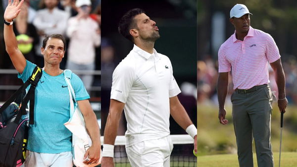 Rafael Nadal, Novak Djokovic, Tiger Woods