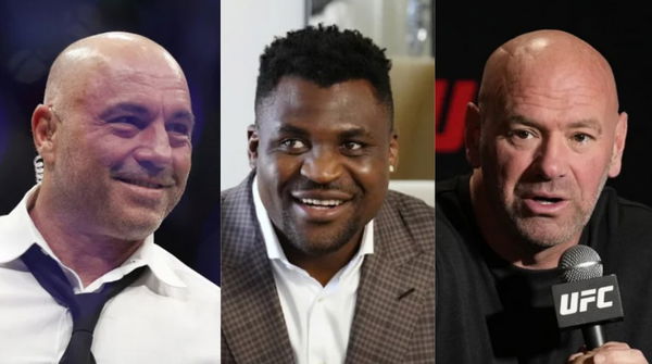 Joe Rogan; Francis Ngannou; Dana White