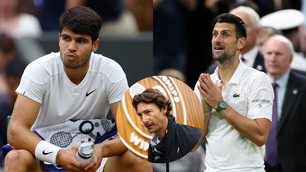 Carlos Alcaraz, Juan Carlos Ferrero, Novak Djokovic