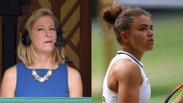 Chris Evert and Jasmine Paolini