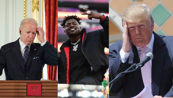 Joe Biden, Antonio Brown, Donald Trump