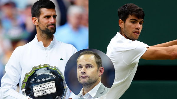 Novak Djokovic, Andy Roddick, Carlos Alcaraz