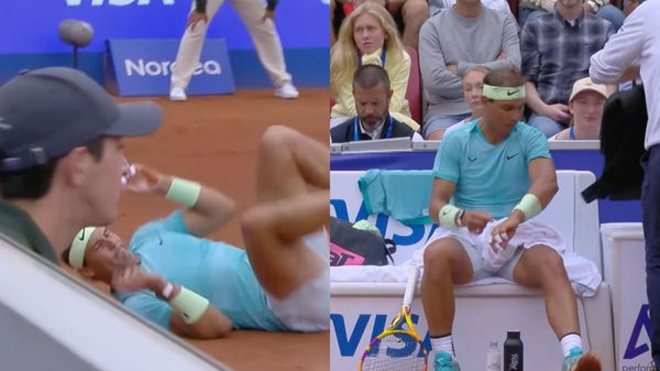 Rafael Nadal fall