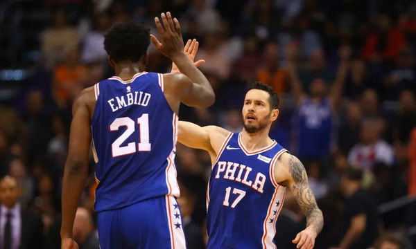 Joel Embiid and JJ Redick