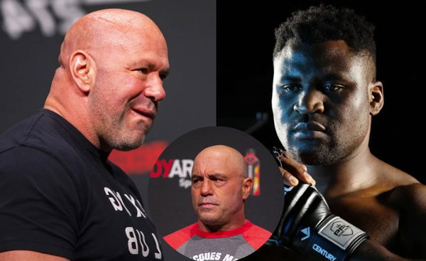 Dana White; Francis Ngannou; Joe Rogan