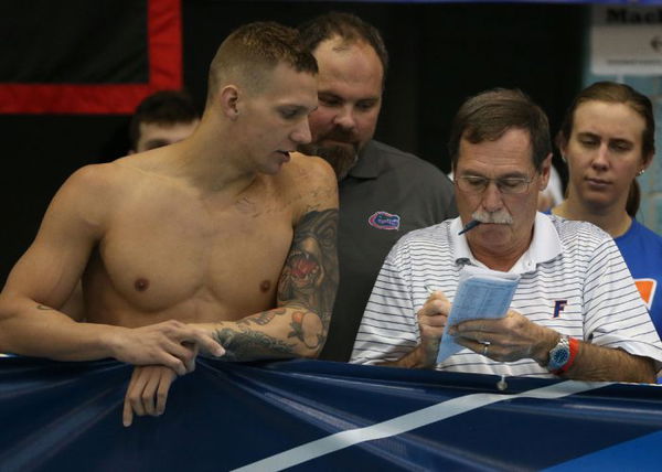 Caeleb Dressel and Gregg Tony