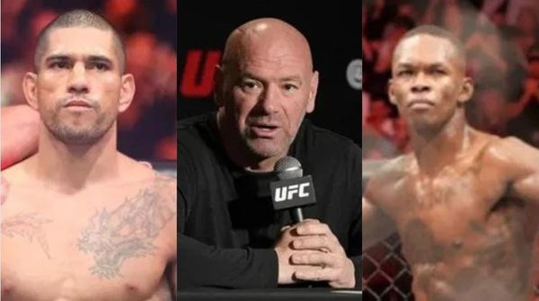 Alex Pereira-Dana White-Israel Adesanya