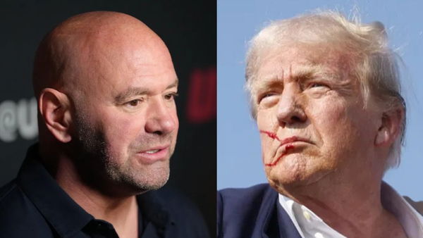 Dana White and Donald Trump