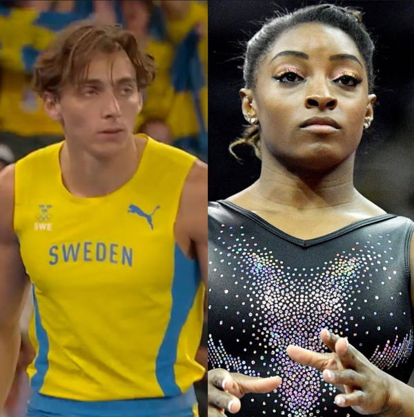 Simone Biles and Mondo Duplantis