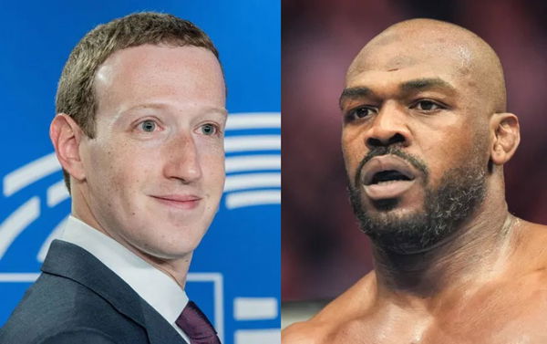 Mark Zuckerberg and Jon Jones