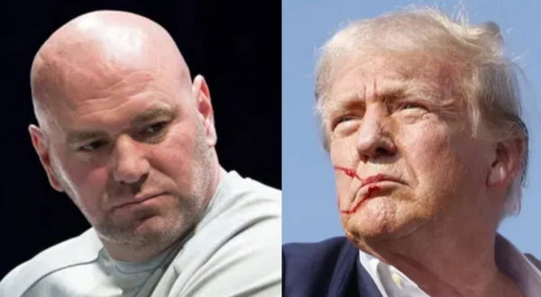 Dana White and Donald Trump