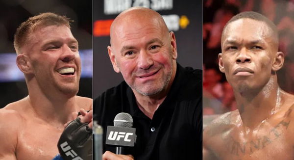 Dricus Du Plessis, Dana White, Israel Adesanya