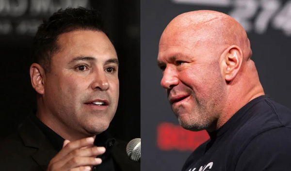 Oscar De La Hoya and Dana White