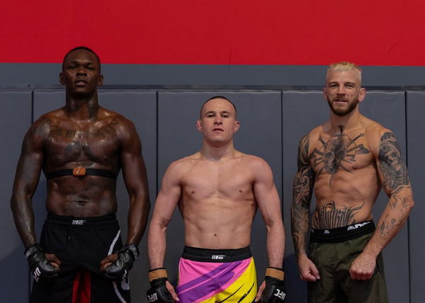 Israel Adesanya, Kai Kara-France, Dan Hooker