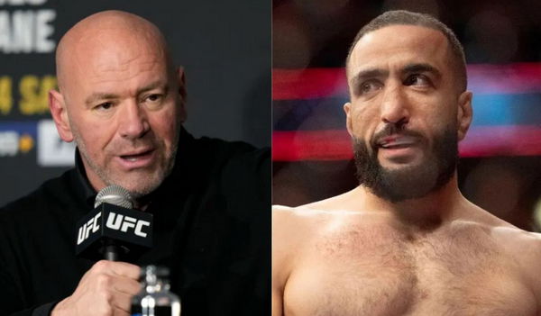 Dana White and Belal Muhammad